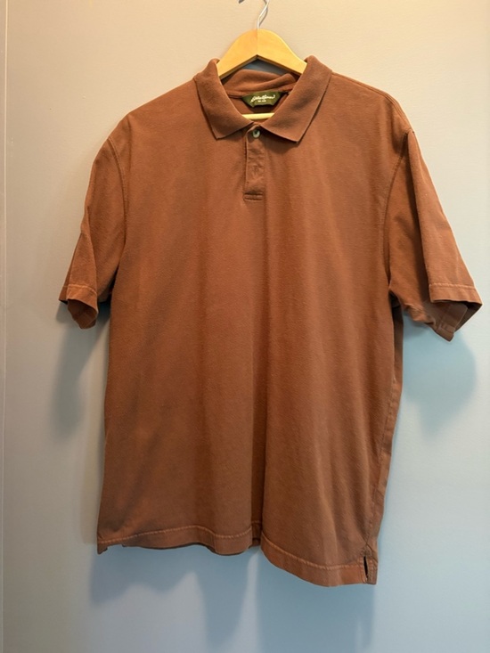Eddie Bauer Other - Eddie Bauer Men's Polo Shirt in Rust Brown Fisherman Y2K